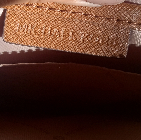 Michael Kors Women's Sandrine Studded Saffiano Leather Crossbody Bag Brown Small - Picture 5 of 11